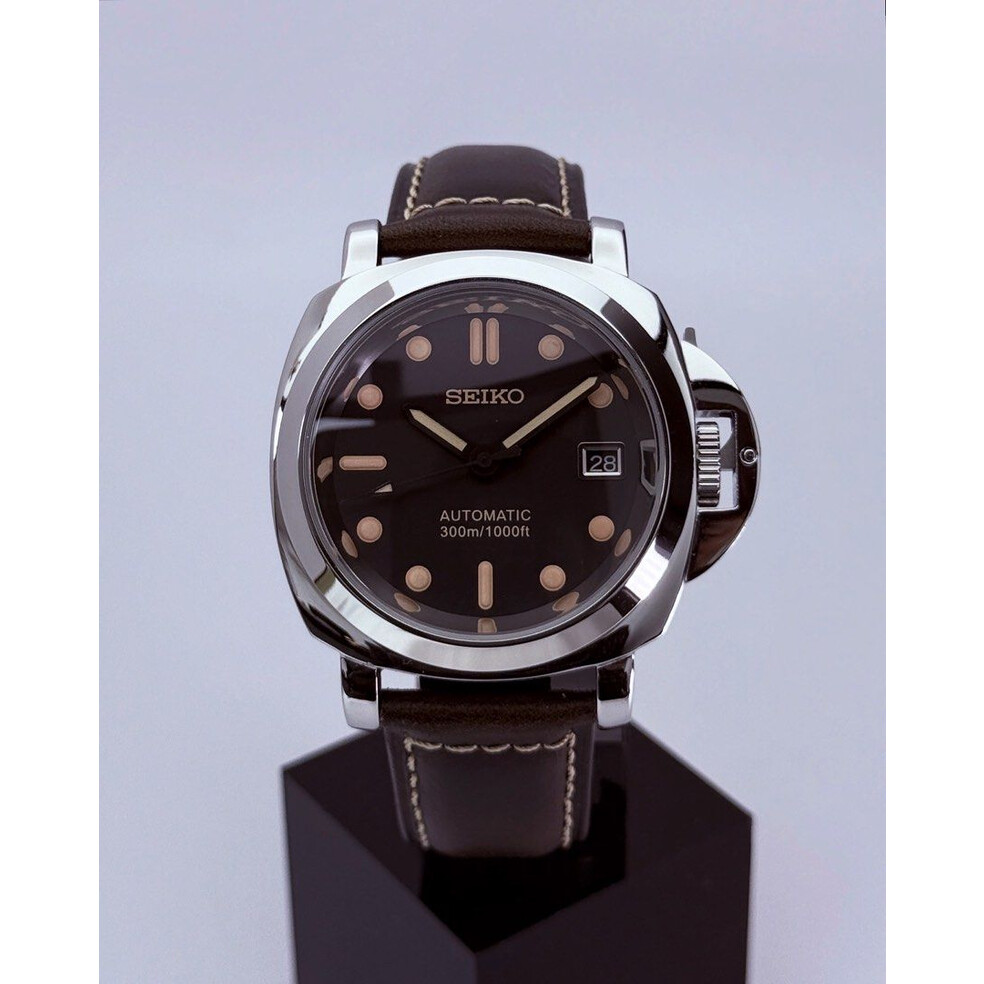 Custom Seiko Mod • Fauxtina Luminor PAM • 40mm